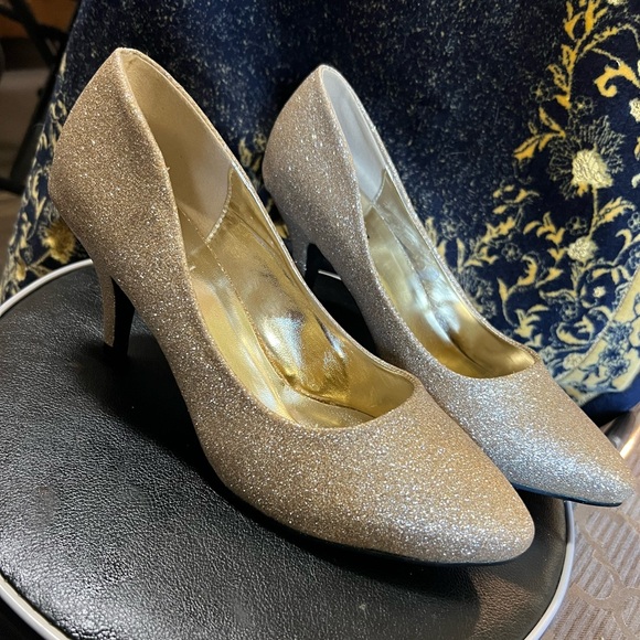 Codia gold sparkle heel - Picture 6 of 6